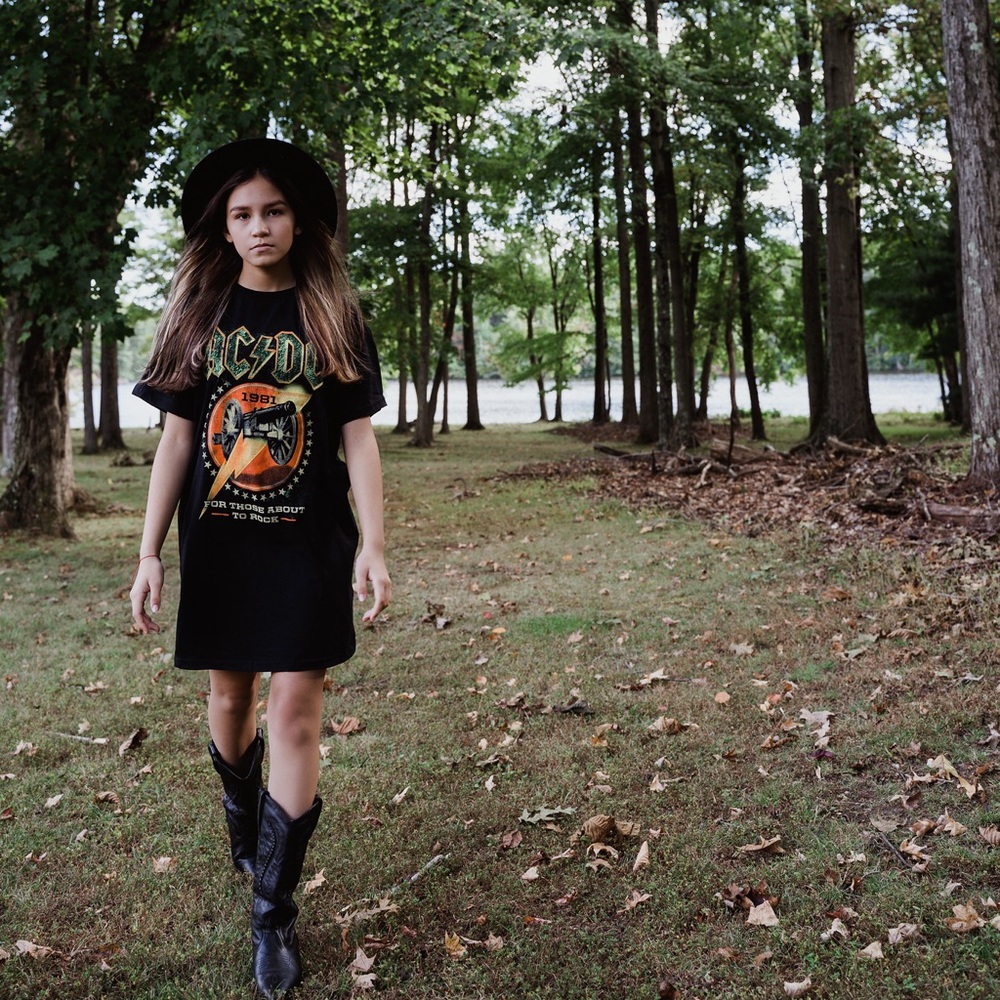 AC/DC Shirt Dress